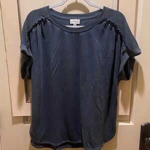 Wonderly Dark Blue Short Sleeve Tee
